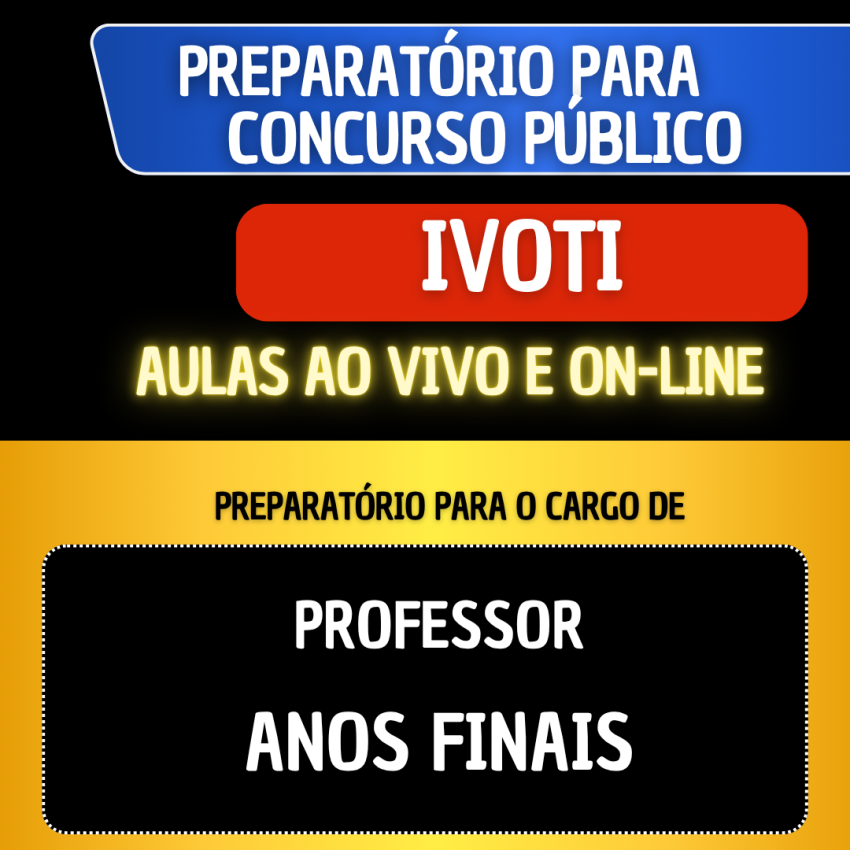 PREPARAT�RIO IVOTI - ANOS FINAIS
