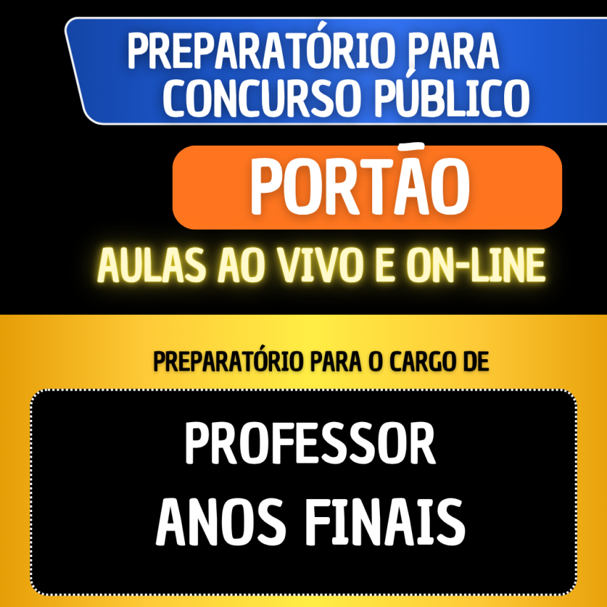 PREPARAT�RIO PORT�O - ANOS FINAIS