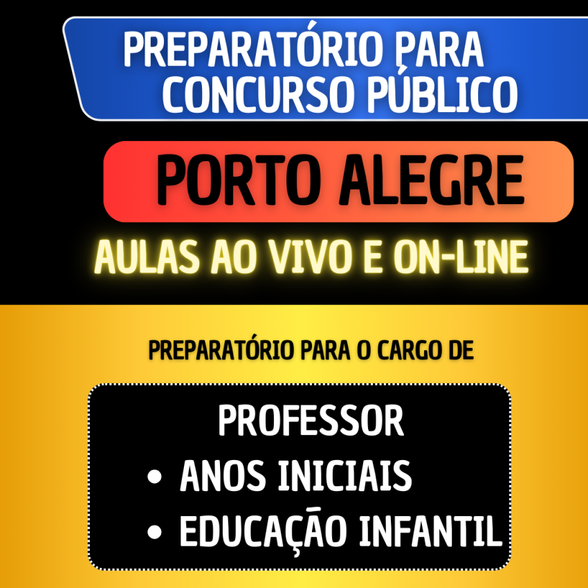 PREPARATRIO PORTO ALEGRE - ANOS INICIAIS E EDUCAO INFANTIL