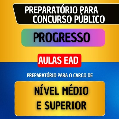 CURSO EAD - PROGRESSO - N�VEL M�DIO E SUPERIOR