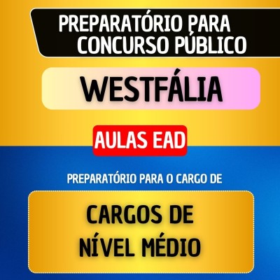 CURSO EAD - WESTF�LIA - CARGOS DE N�VEL M�DIO