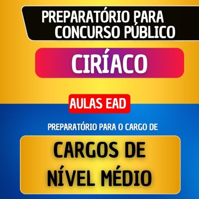 CURSO GRAVADO - CIR�ACO - CARGOS DE N�VEL M�DIO