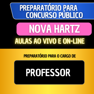 PREPARAT�RIO NOVA HARTZ - PROFESSORES