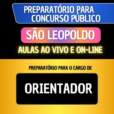 PREPARAT�RIO S�O LEOPOLDO 2026 - ORIENTADOR